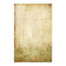 Vintages Laub - Grün Individuelles Druckpapier