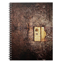 Vintages Leder Spiral Notizbuch