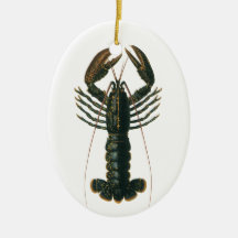 Vintages Marineozean-Leben Krebs, Hummer Weihnachtsornament