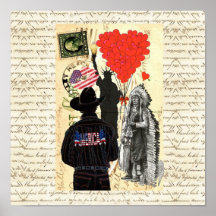 Vintages Merica Posterdrucke
