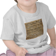 Vintages Musik-Blatt Shirt