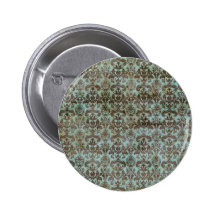 Vintages Muster - Bild 9 (Braun u. Blau) Button