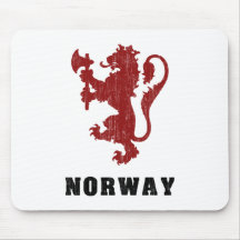 Vintages Norwegen Mauspads