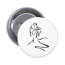 Vintages Paar-Tanzen Button
