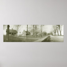 Vintages panoramisches von Dr. Kelleys Insel-W Lak Posterdrucke