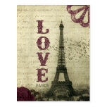 Vintages Paris Postkarte