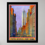 Vintages Plakat Fifth- Avenuenew york