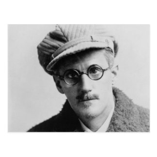 Vintages Porträt James Joyce Postkarte