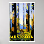 Vintages Reise-Plakat-Au