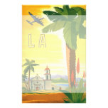 Vintages Reise-Plakat, Los Angeles, Kalifornien Druckpapiere