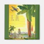 Vintages Reise-Plakat, Los Angeles, Kalifornien Magnete