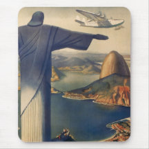 Vintages Rio de Janeiro, Christus die Redeemer-Sta Mousepads