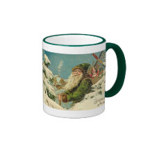 Vintages Sankt- - Joyeux-Weihnachten Teetasse