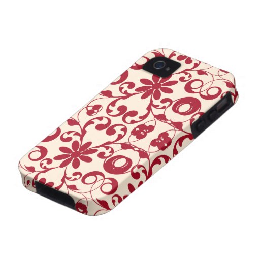 Vintages schäbiges und Chicmit blumenmuster Vibe iPhone 4 Cover