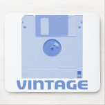 Vintages schlaffes blaues Mousepad