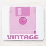 Vintages schlaffes rosa Mousepad