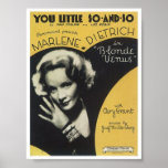 Vintages Songsheets - 1900's-1920's Posterdruck