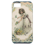 Vintages viktorianisches Mädchen des Valentines Ta iPhone 5 Schutzhülle