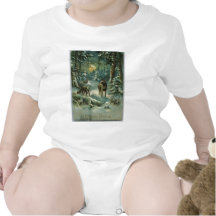 Vintages Weihnachten Baby Strampler