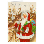 Vintages Weihnachten Grußkarten
