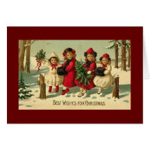 Vintages Weihnachten Karte