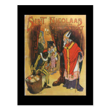 Vintages Weihnachten Sint Nicolaas Postkarten