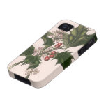 Vintages Weihnachten, Stechpalmen-Niederlassung mi Vibe iPhone 4 Cover