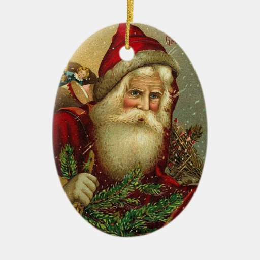 Vintages Weihnachten Weihnachtsmann Weihnachtsornament