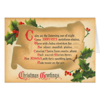 Weihnachtsgedicht Grußkarten &amp; Einladungen | Zazzle.de