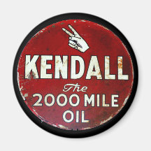 Vintages Zeichen Magnets