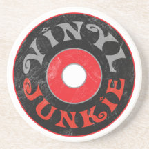 Vinyljunkie-Untersetzer