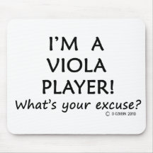 Viola-Spieler-Entschuldigung Mauspad