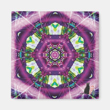 "Violette" kc-Kaleidoskop-Magnet Magnets