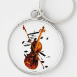 Violine Keychain Schlüsselanhänger