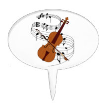 Violine Tortenaufsatz