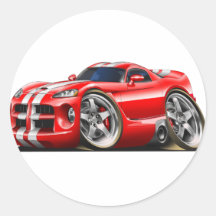 Viper GTS rot/weiß Aufkleber