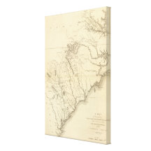 Virginia, North Carolina, South Carolina 2 Leinwanddrucke