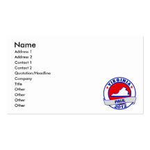 Virginia Ron Paul Visitenkarten