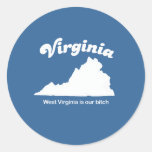 Virginia - West Virginia ist unser Weibchen T-Shir Sticker