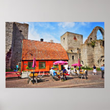 Visby Café Plakate