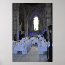 Visby Gotland Insel-Hochzeits-Bankett-Kirchen-Ruin Plakate