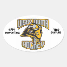 Visby Rom Hockey-Unterstützung Sticker