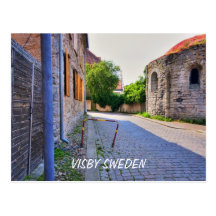Visby Schweden Postkarte