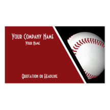 Visitenkarte-Baseball