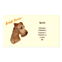Visitenkarte "Irish Terrier"