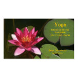 Visitenkarte, ROSA LOTUS-BLÜTE und LilyPads