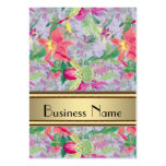 Visitenkarte-Vintager Druck mit Blumen