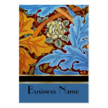 Visitenkarte-Vintager Druck William Morris