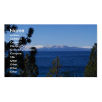 Visitenkarten Lake Tahoe Kalifornien visitenkarten
