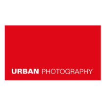 Visitenkarten > städtische Fotografie [rot]